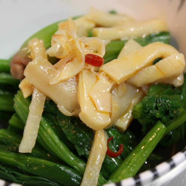 ほうれん草と穂先メンマの和え物 レシピ 作り方 By Coffeelake 楽天レシピ